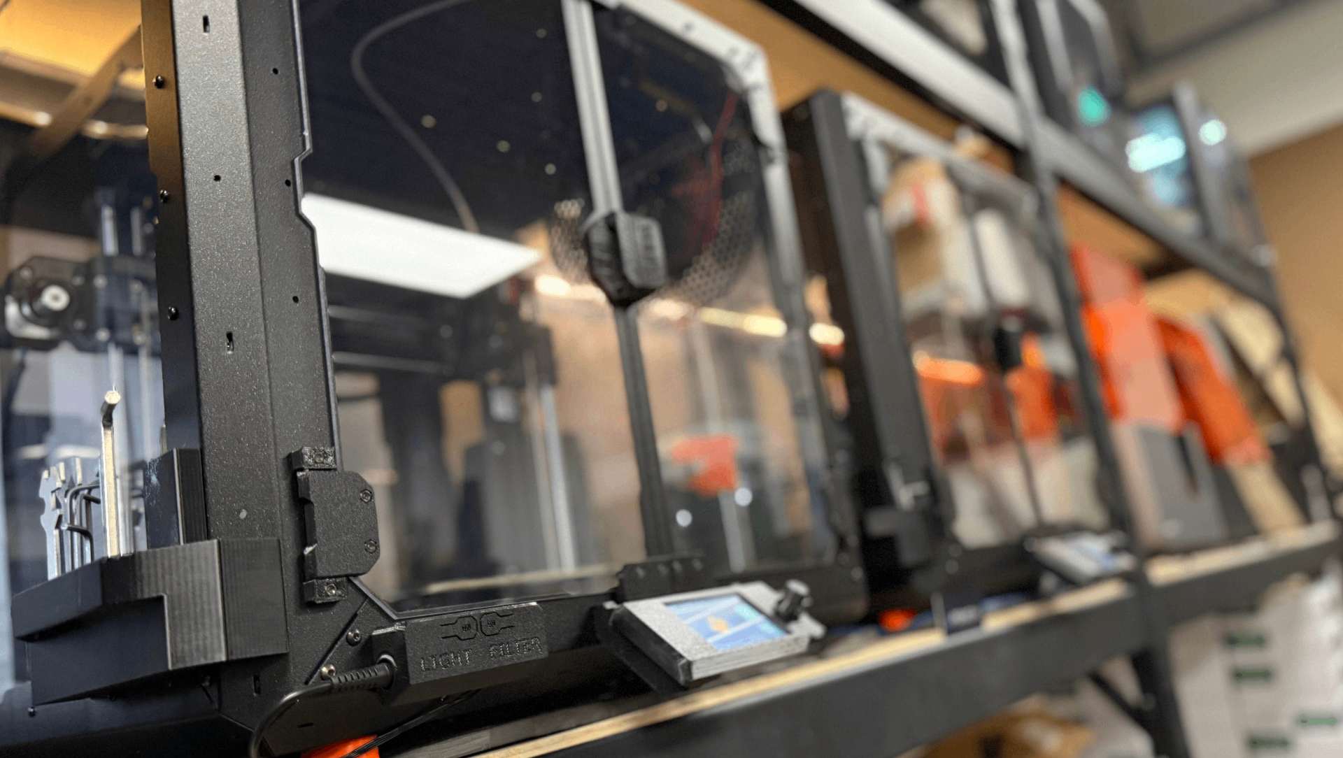 PRINTIV 3D printers in production facility